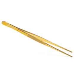 Gold Straight Tip Tweezer 10 Inches
